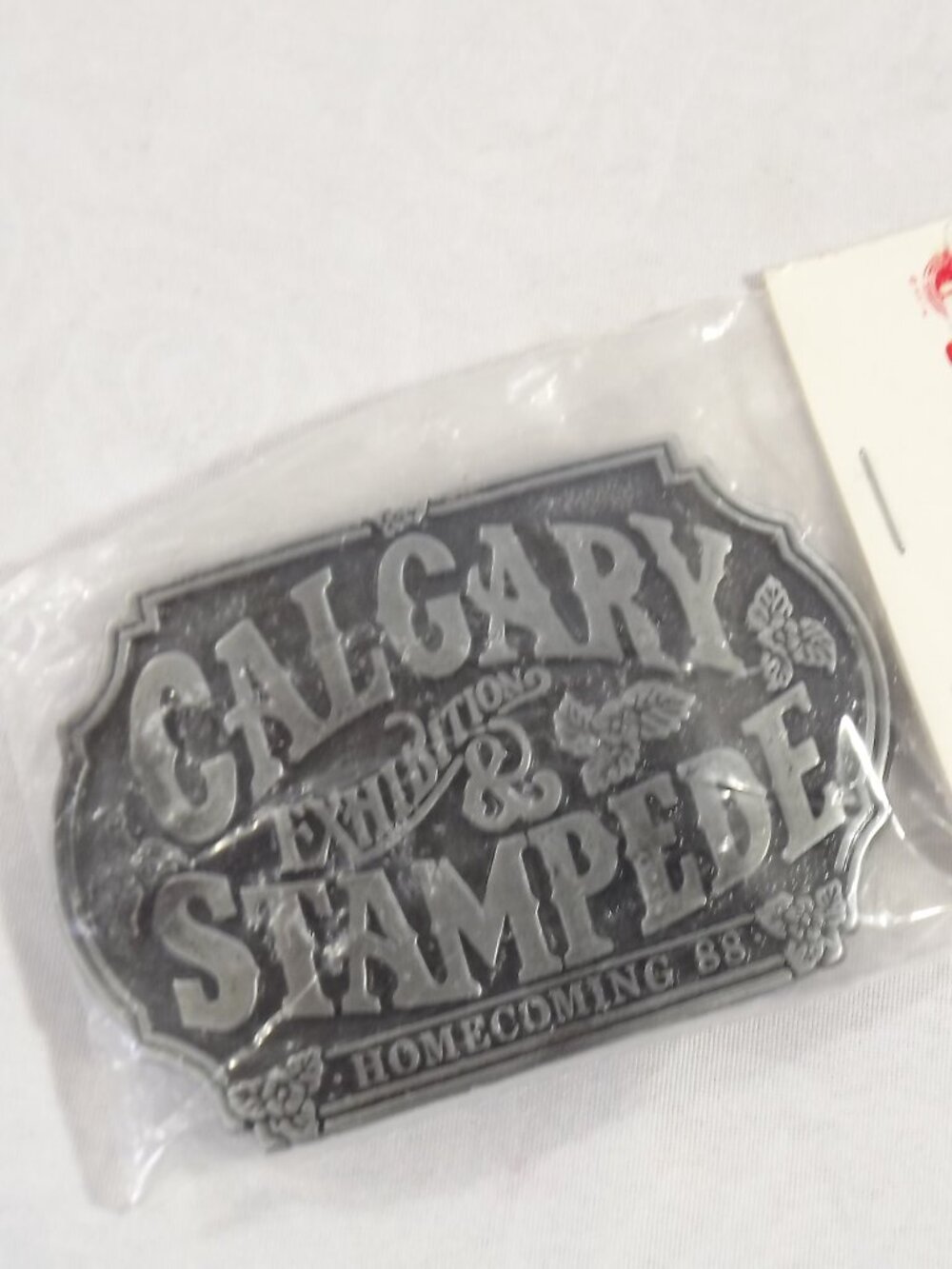 Calgary Exhibition & Stampede Belt Buckle Homecoming 1988